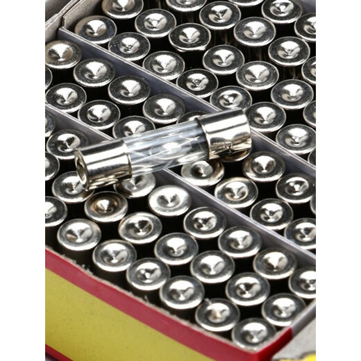 5 20mm glass fuse 250V 6*30mm F0.5A 1A2A 3A 5A8A10A20A fuse 15A (100 pieces/box) 6*30mm (thickened flat cap)