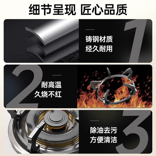 Gas stove rack support gas stove bracket gas stove table gas stove rack pot rack stove rack anti-slip shelf countertop kitchen gas bracket gas stove accessories five-claw cast steel 190mm anti-slip and non-rusting