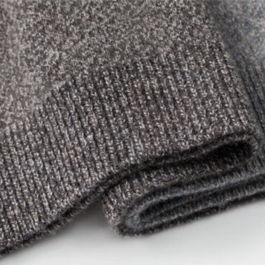 Wirpta high-end brand half turtleneck contrasting color sweater for men spring and autumn new pure wool sweater men's casual thickened sweater off-white (spot Suda) M 105