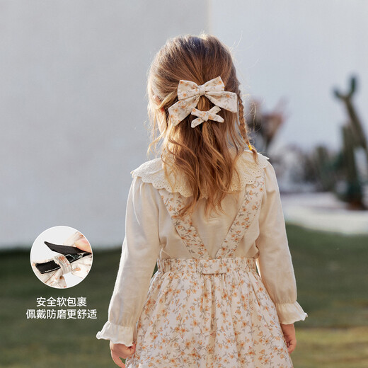 Babylove baby girl hair accessories bow hair clip sweet princess hair clip floral versatile girl Huazhi Mange