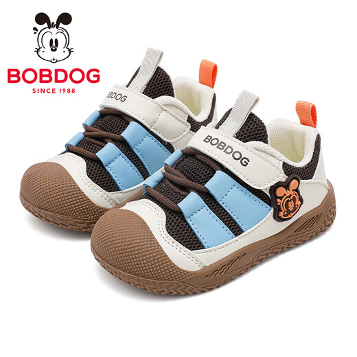 BOBDOG children's shoes mesh baby shoes children's functional shoes boys spring toddler shoes 102361009 meters / ancient tree brown 25