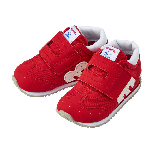 MIKIHOUSE Japan purchasing mikihouse cooperation two-section sneakers made in Vietnam 11-9302-143 white two-section 11-9302-143_reservation 13 inner length cm