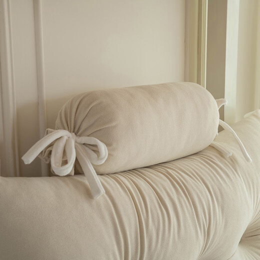 La Chapelle's new bedside cushion student bed guardrail bedside soft bag anti-collision cushion dormitory bed backrest lumbar pillow Huarong - light Yami including pillow core length 180 height 50 thickness 20 cm two headrests