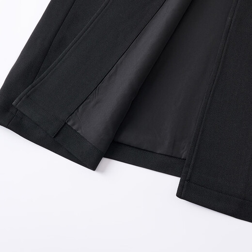 GIOVANNI VALENTINO counter same style 25 autumn and winter new business casual lapel men's mid-length windbreaker black S