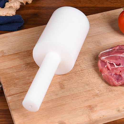 Woxuan hard plastic hammer, meat hammer, small meat hammer, meat chopping hammer, bone chopping hammer, fish killing hammer, kitchen helper back knocking hammer, diameter 10 cm