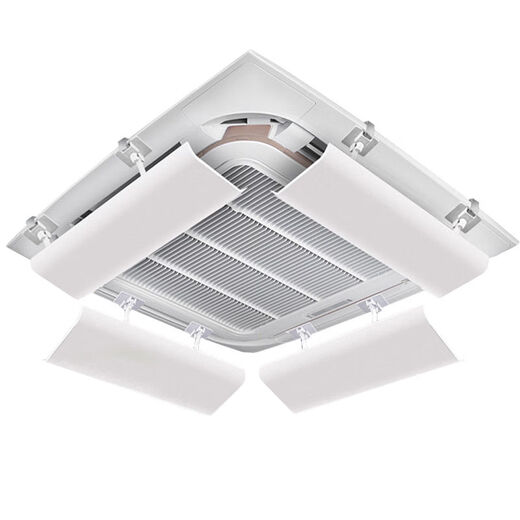 Wing Fantasy central air conditioner windshield office 3 HP 5 HP ceiling unit wind guide and shield air conditioner air outlet to prevent direct blowing single 53CM central air conditioner windshield with adjustable angle