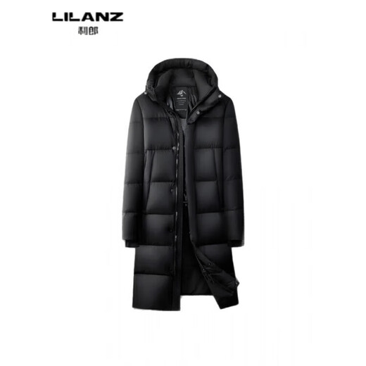 LILANZ Autumn and Winter New Graphene Long Down Jacket Men's Bread Jacket Extremely Cold Warm Over-the-Knee Jacket 14XL (190)