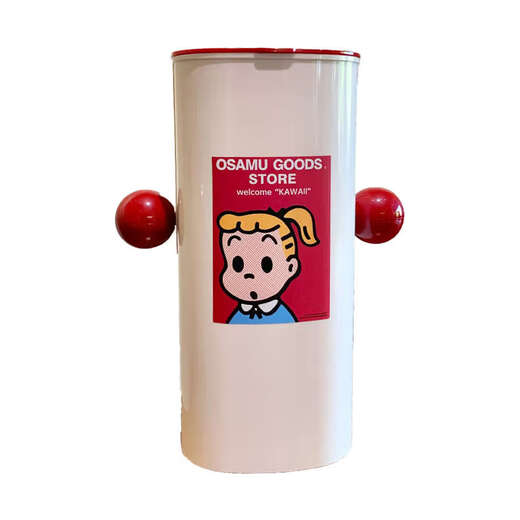 Yusenyi dust-proof brush storage tube lifting compartment dressing table dormitory desktop product storage box storage rack pen holder black rice kitten