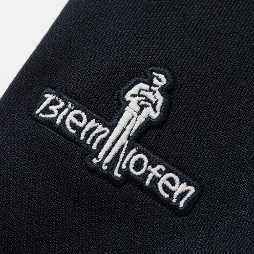 Biyinlefen Hattie and Heidi co-branded spring and autumn men's casual micro profile round neck long-sleeved sweatshirt T-shirt couple style 25 navy blue S