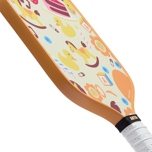 Anta children's pickleball racket for middle and large children 2026 new season aluminum alloy racket pickleball sports equipment yellow/orange-1
