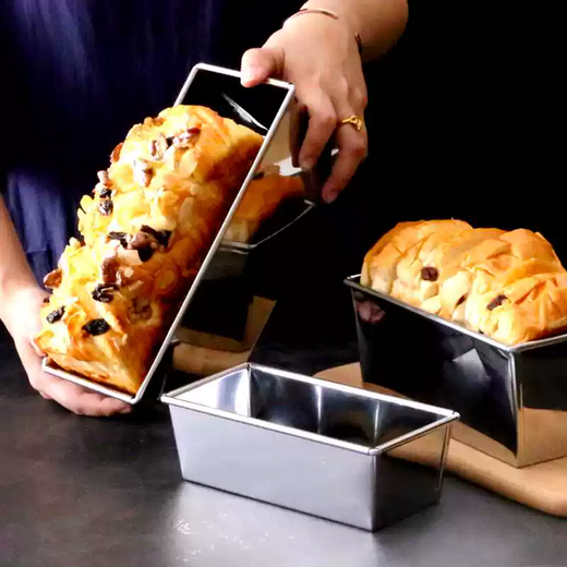 Yusenyi imported stainless steel toast bread mold household baking tools toast 450g toast box uncoated large size 15Jin Jin equal to 0.5kg imported from Japan uncoated