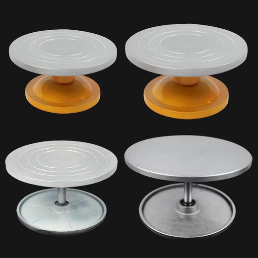 Yonghuan plastic steel non-slip cake decorating table set decorating turntable 81012-inch turntable 3033CM baking tools cast iron double-sided