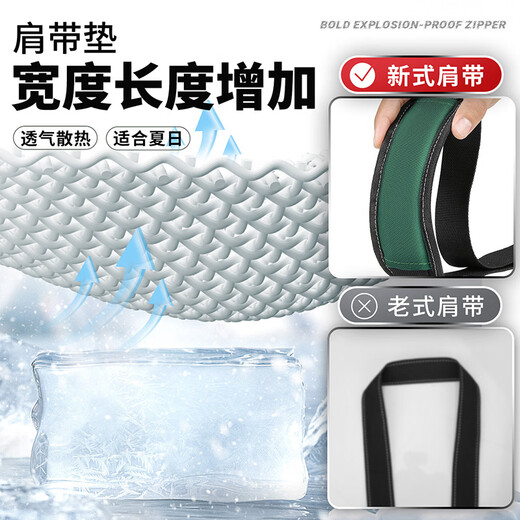 He Jiagong portable multi-functional strong and durable electrical canvas repair accessories storage hardware tool bag 18-inch load-bearing and wear-resistant plastic bottom steel nail reinforcement 5 layers of fabric + shoulder strap