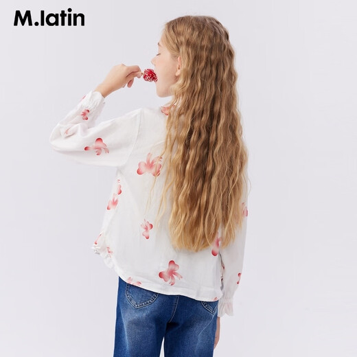 M.Latin shopping mall same style M.Latin children's clothing children's shirts spring clothing girls and older children fashionable long-sleeved shirts