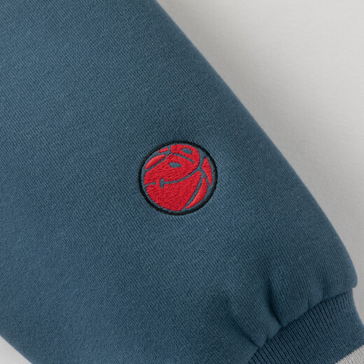 DAVE&BELLA Children's Knitted Jacket 2026 Spring New Boys Baseball Uniforms Big Children's Sports Cardigan Tops Little Boys Outerwear Light Gray Ready Stock 110 cm (recommended height 100-110cm)