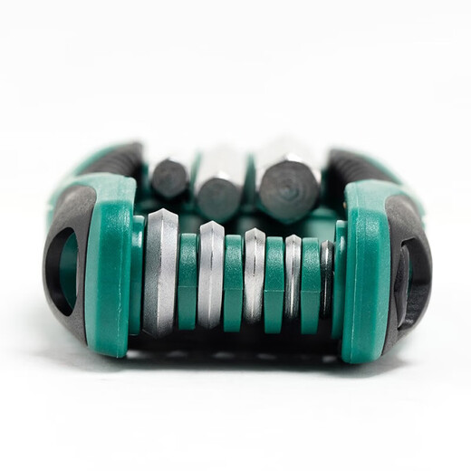 SATA 8-piece foldable easy-to-carry hexagonal wrench set 09121