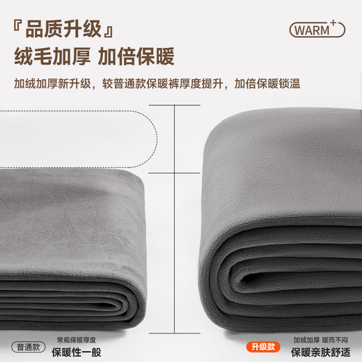 Jeanswest straight pants men's velvet thickened warm casual trousers winter boys black large size loose sports sweatpants velvet thickened navy blue (solid color) XL (180) (velvet lining circulates temperature locking)