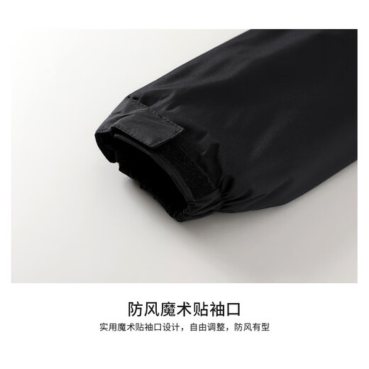 Playboy (PLAYBOY) cotton-padded jacket for men in autumn and winter, hooded warm velvet lined casual loose jacket, off-white XL