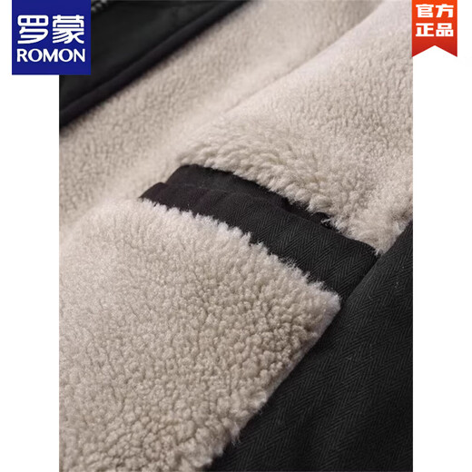 ROMON высококачественная мужская куртка из шерпы, осенне-зимняя 2025, новая бархатная утолщенная рабочая одежда, летная куртка, хлопковая мужская куртка светло-зеленого цвета в стиле милитари, M