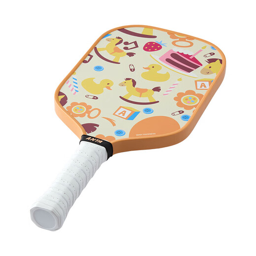 Anta children's pickleball racket for middle and large children 2026 new season aluminum alloy racket pickleball sports equipment yellow/orange-1