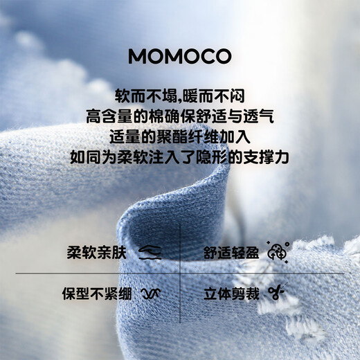 Mami Maka (MOMOCO) children's clothing boys' shirts 2026 spring fashion trendy shirts for middle and large children blue 110