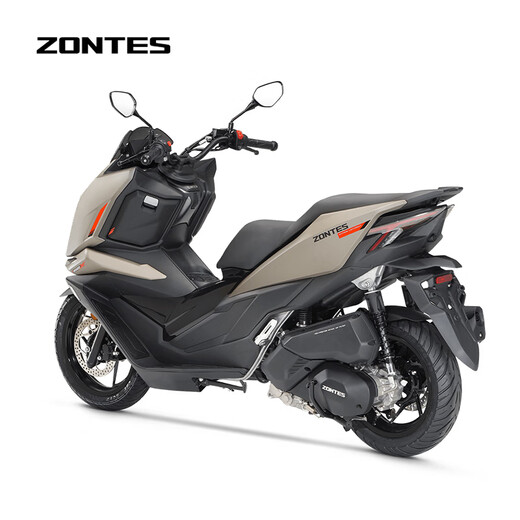 Shengshi ZONTES 2026 new model Shengshi 150X scooter National IV single-cylinder water-cooled 150cc matte brown