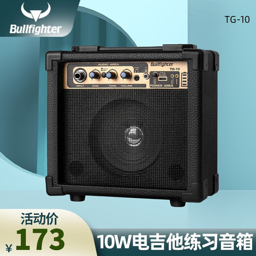 Matador Electric Guitar Speaker Charging Playing and Singing Portable Outdoor Practice Musical Instrument Speaker Can Connect to USB Computer TV 10W Electric Guitar Speaker