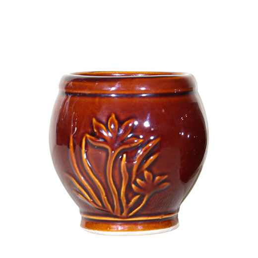 Tuojin imported quality ceramic garlic mortar from Germany, mashing medicine grinder, garlic jar, chili garlic jar, kitchen household, old-fashioned 3-6 person large garlic mortar + poplar wood hammer