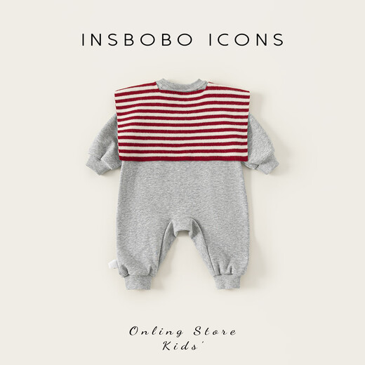 INSBOBO baby clothes 2026 spring new baby jumpsuits for girls baby crawling clothes newborn spring clothing trend Huahui free accessories with order 66cm