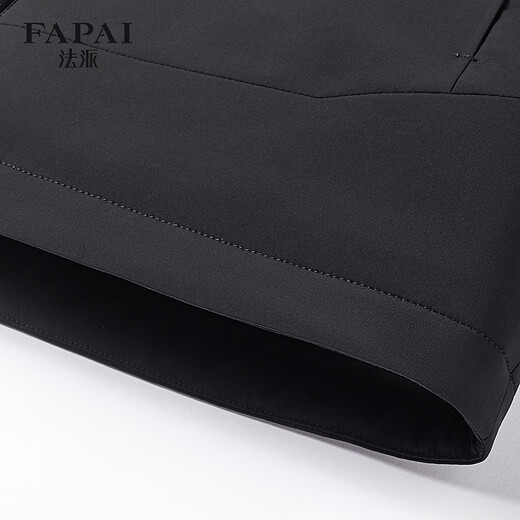 Fapai капюшон съемный зимний теплый мужской пуховик с капюшоном мужской пуховик черный 54