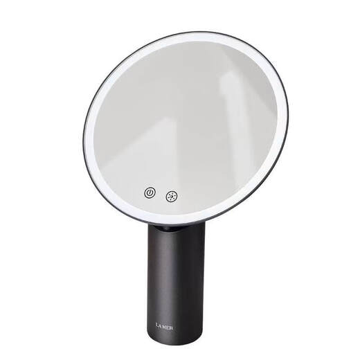 Cosmetic mirror desktop LED with light desktop Internet celebrity sun mirror fill light dressing light mirror gift Dyson gray (gift box + shopping bag + 5x magnification magnetic mirror)