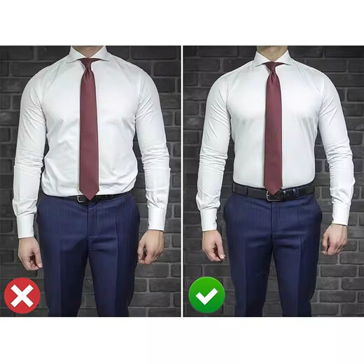 HG shirt anti-slip fixed belt shirt suit fixed waist waistband men's belt anti-wrinkle business elastic waistband shirt anti-slip belt 110cm (boxed)