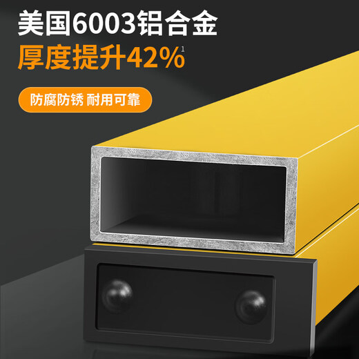 He Jiagong's 2-meter folding ruler for engineering inspection, vertical measurement, digital display, aluminum alloy home inspection tool set, flatness leveling, welfare model, upgraded pointer model, 2-meter single ruler