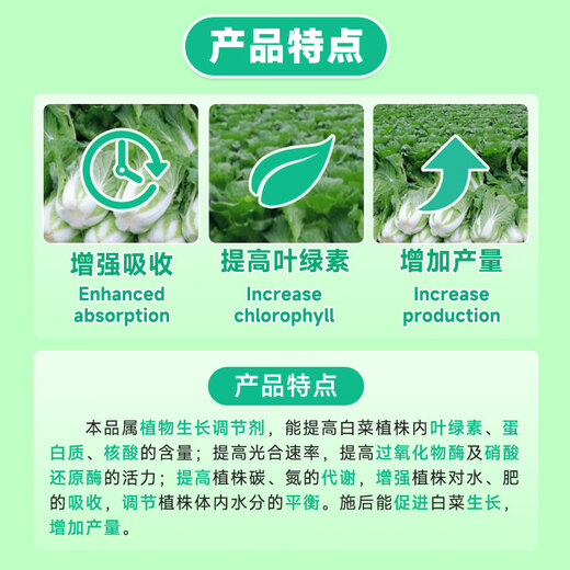 8% amine ester regulator, wheat cold resistance antifreeze, plant growth regulator to relieve phytotoxicity, vegetable damage, 8% amine ester 10g*20 bags