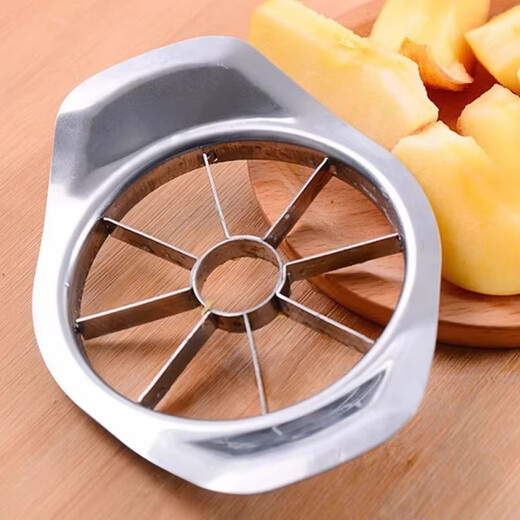 Wing Fantasy Apple Stainless Steel Fruit Splitting Knife, Melon, Pear, Apple Cutter, Large Core Remover, 2 Pieces, Thickened 304 Stainless Steel