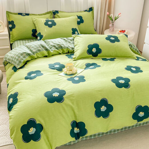 Fantasy quilt cover single piece 150200 student dormitory 15 quilt cover single and double 180200230 fashion style 150x200cm single piece quilt cover double-sided 100 pure cotton