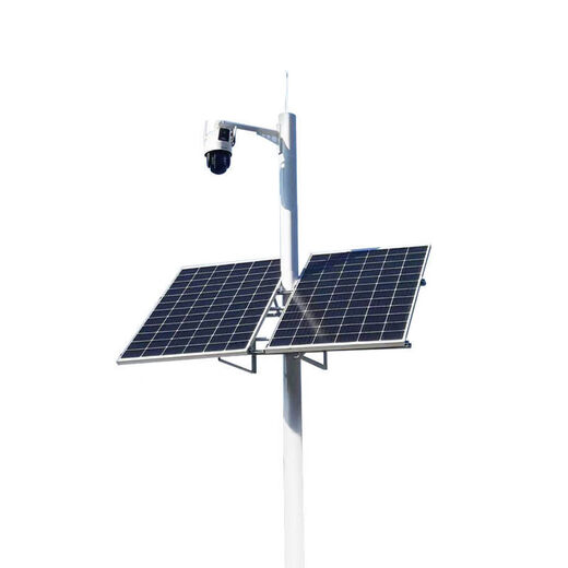 Explore solar monitoring power supply 12v gun machine 24v ball machine lithium battery outdoor wind and solar complementary power generation photovoltaic panel configuration three can supply the gun machine for 5 rainy days
