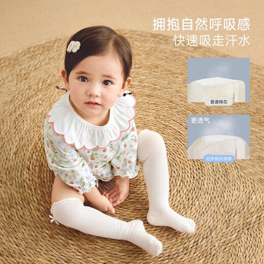 Nido Bear Spring New Baby Clothes Female Baby Clothes Jumpsuit Cute Cotton Romper Spring and Autumn 25CX006 Cranberry Bunny 90cm