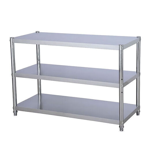 Tuojin stainless steel operating table stainless steel storage rack multi-layer floor-to-ceiling kitchen household multi-functional detachable microwave oven sun thickened length 70 width 40 height 80 - three layers