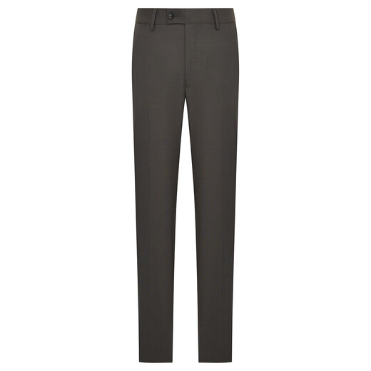 Angel Bird Suit Pants Men's Pants 2026 Shopping Mall Same Style Men's Business Formal Wear Gentleman Wedding Suit Pants Long Pants Suit Pants Gray Brown Strong Adhesive Solid Color 185B -185/90 / The trouser legs are not sealed and can be cut