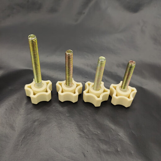 He Jiagong bed screws, tent pole screws, dining chair drawing board, plastic head hand-tightened bolts, Xiaolong Habi M6*30, 4 pieces