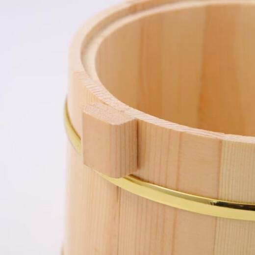 Tuojin wooden barrel rice barrel tableware rice bowl restaurant rice container small rice barrel insulation barrel 16 natural color wooden barrel + no 16 natural color wooden barrel + stainless steel liner + wooden lid wood