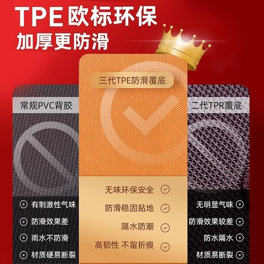 Sanqihu home office chair non-slip floor mat wooden floor e-sports swivel chair table and chair soundproof foot pad bedroom living room carpet rice dumpling color TP single stripe 60x90CM