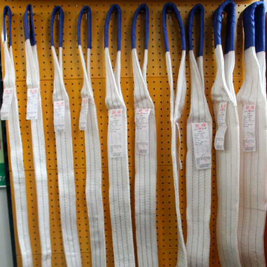 Work horse hoisting belt crane 3/2 project 10 tons 5-travel trolley rope stacker sling national standard flat industrial lifting crane 10 tons * 10 meters / 1