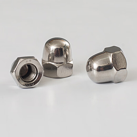 304/316 stainless steel nut cap nut fine thread cap decorative screw cap reverse thread cap round M3 (304) (50 capsules