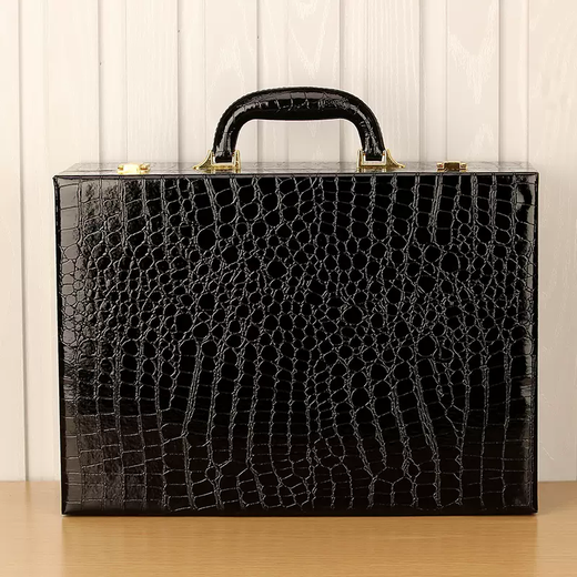 Yusenyi 37 shoe box 26. Box * 14cm leather gift shoe box crocodile * high-end black empty box leather gift packaging fish pattern 5 black with partitions black with partitions 37x26.5x14cm 37 pcs 37x26.5x14cm