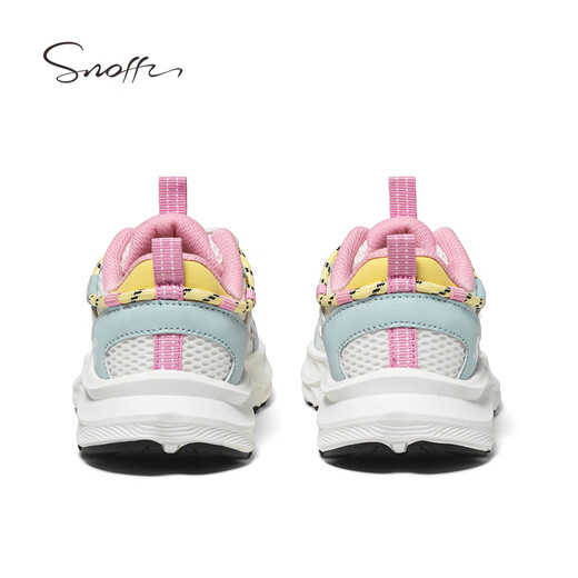 Snafy Girls' Sports Shoes 2026 Spring New Children's Outdoor Shoes Lightweight Breathable Campus Running Shoes Milan White/Blue 26 Recommended Foot Length 15.8cm