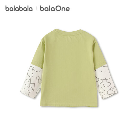 BalaOne children's clothing children's long-sleeved T-shirts for boys and girls 2026 spring pure cotton tops