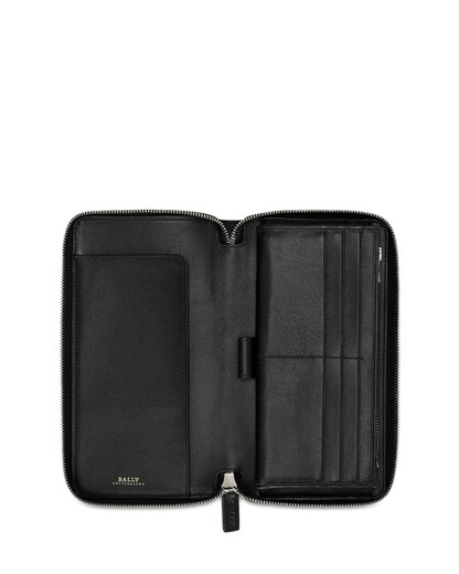BALLY 25FW Logo Zipper Wallet Men Picture Color 6183755 One Size
