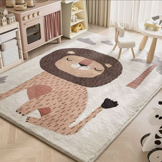 Fantasy Bedroom Cake Velvet Floor Mat Cartoon Children's Room Special Reading Area Climbing Mat Inn Floor Mat Home Carpet Green Mood 180x250cm